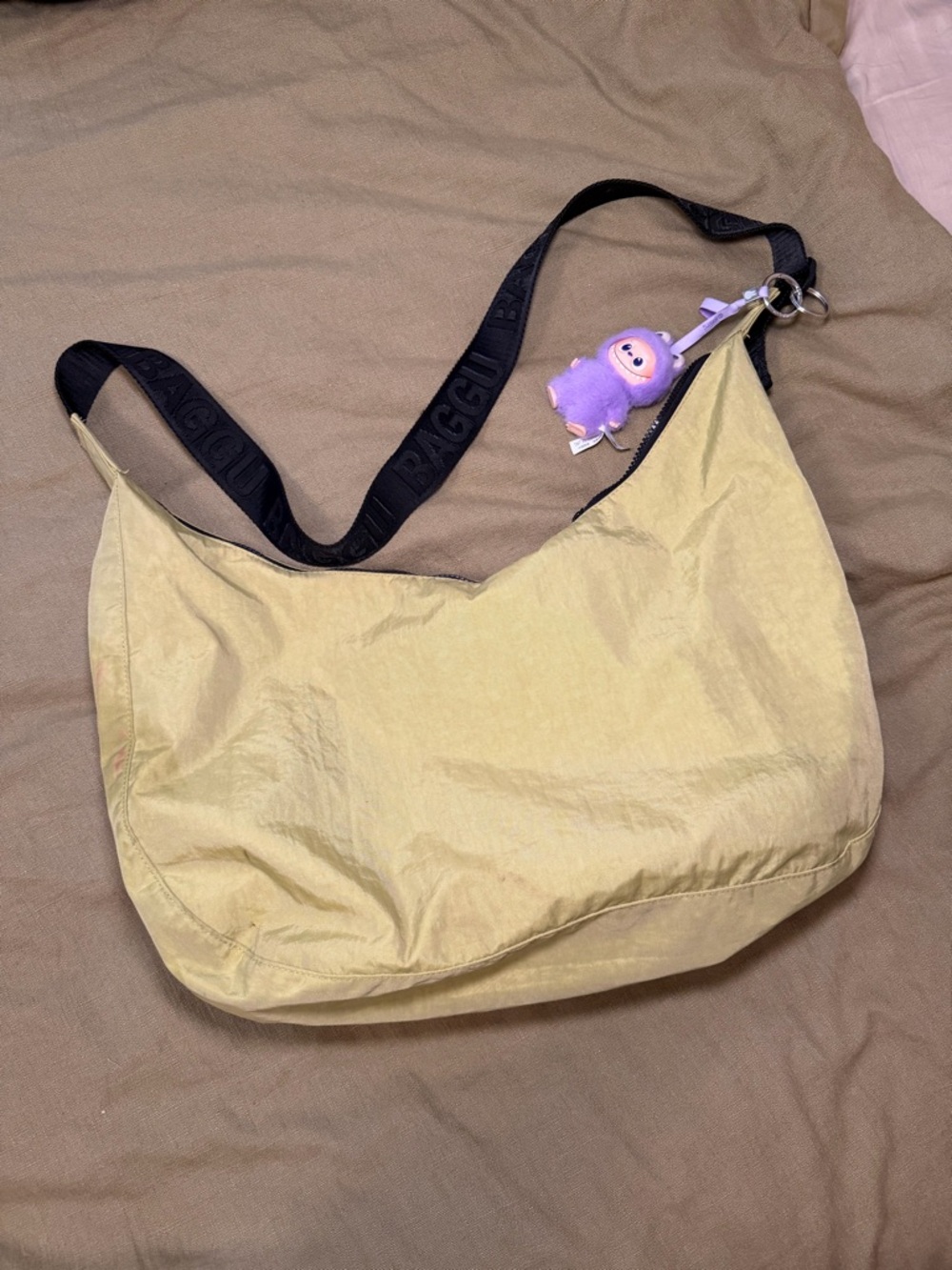 Baggu Large Crescent Lemon Grass